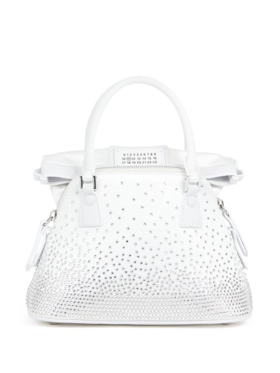 Shop Maison Margiela Micro 5ac Cinema Inferno Crossbody Bag In White