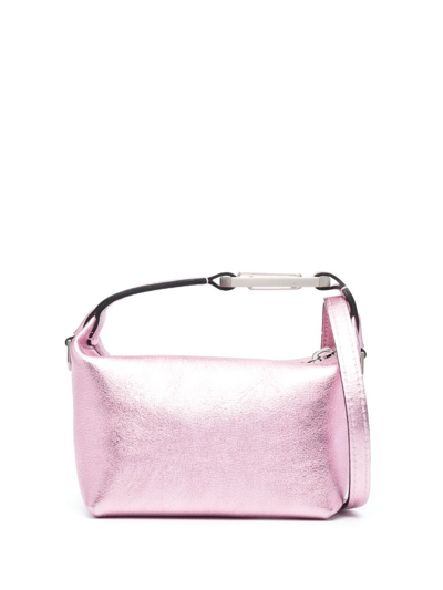 Shop Eéra Tiny Moon Leather Tote Bag In Pink
