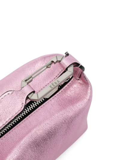 Eéra Tiny Moon Leather Tote Bag In Pink
