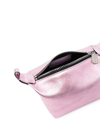 Shop Eéra Tiny Moon Leather Tote Bag In Pink