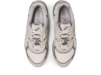Pre-owned Asics 1201a789-103  Gel-nyc Oyster Grey Cream Charcoal Gray Ivory Beige (men's) In White