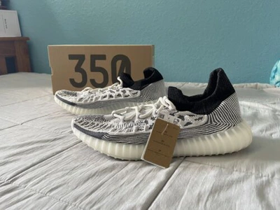 Pre-owned Yeezy Adidas  Boost 350 V2 Cmpct “panda” Size Men's 11.5 In White