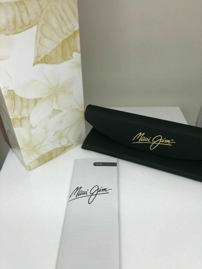 Pre-owned Maui Jim Wiki Wiki Sunglasses Mj 246-16 Gold W/ Hcl® Bronze Polarized Japan In Hcl® Bronze Polarized Lenses