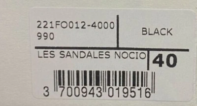 Pre-owned Jacquemus $810  Women's Black Les Sandales Nocio Sandal Shoes Size Eu 40/us 10