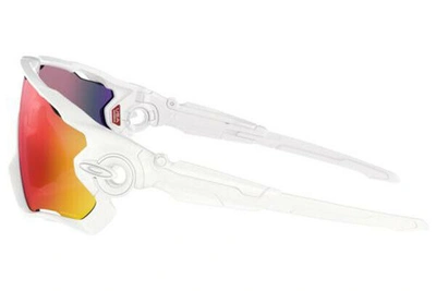 Pre-owned Oakley Sunglasses Jaw Breaker Polished White W/prizm Road Oo9290-55 In Purple