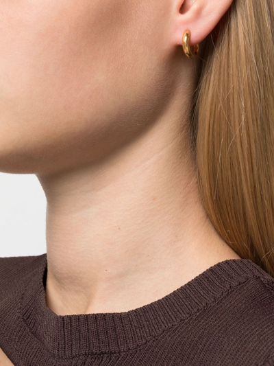 ALMOST 抛光设计圈形耳环