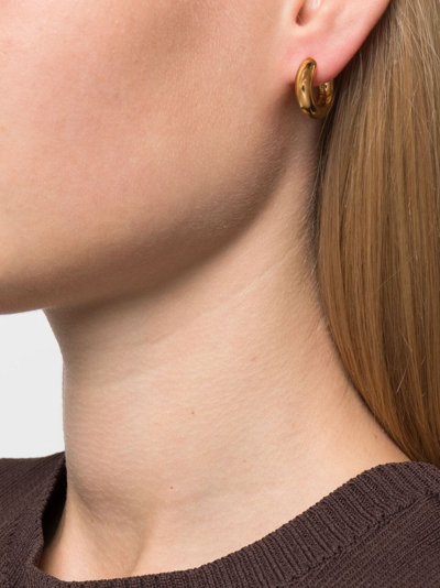 ALMOST 凹凸纹理小号圈形耳环