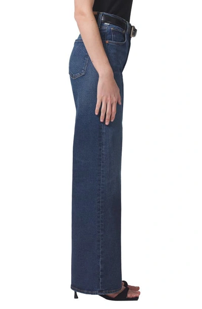 Shop Citizens Of Humanity Paloma Baggy High Waist Wide Leg Jeans In Everdeen