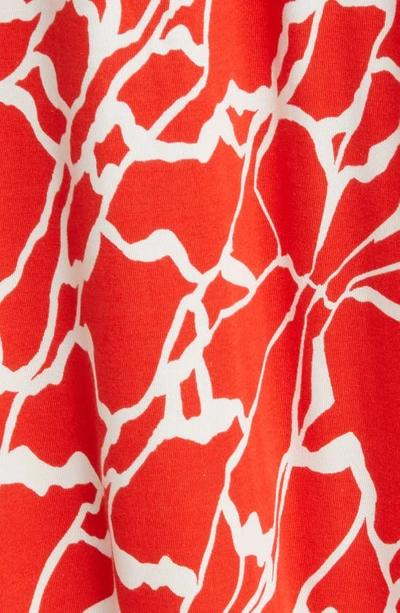 Loveappella Empire Waist Jersey Maxi Dress In Spicy Orange