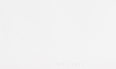 Allsaints Zip Leather Belt Bag In Roe