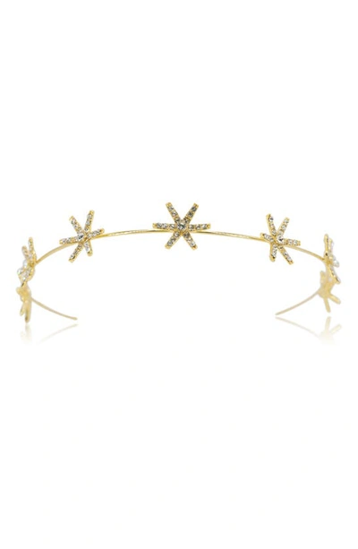 Shop Brides And Hairpins Analia Star Headband In Gold