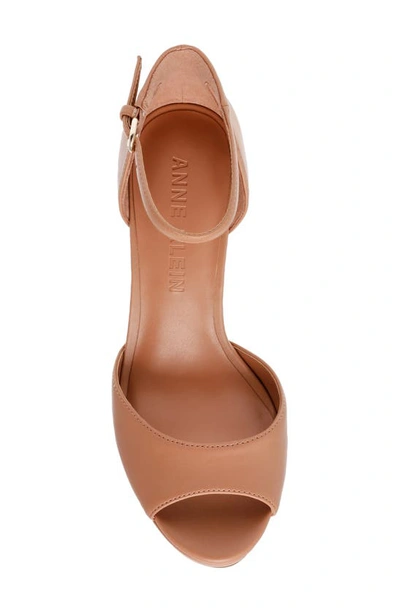 Shop Anne Klein Vixen Platform Sandal In Tan