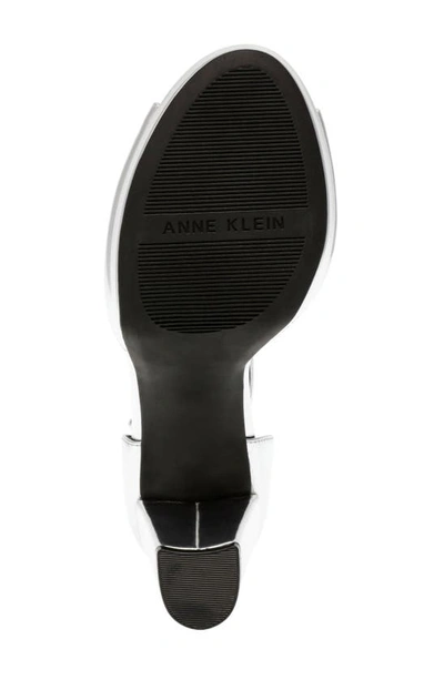Shop Anne Klein Vixen Platform Sandal In Silver