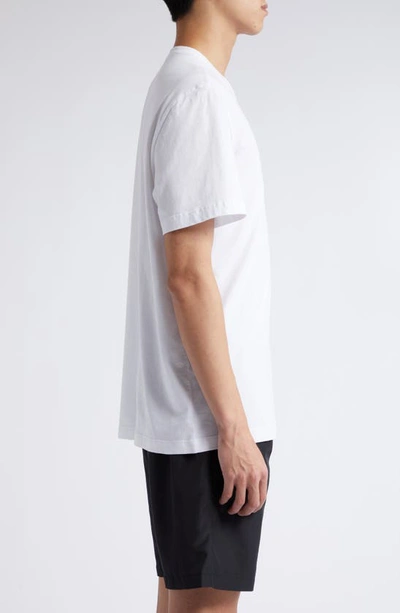 Shop Golden Goose Small Star Cotton Logo Graphic T-shirt In Optic White/ Windsor Wine