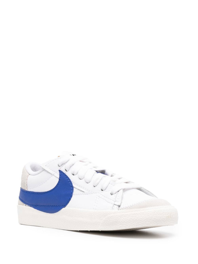 Shop Nike Blazer Jumbo 77 Hi Sneakers In White