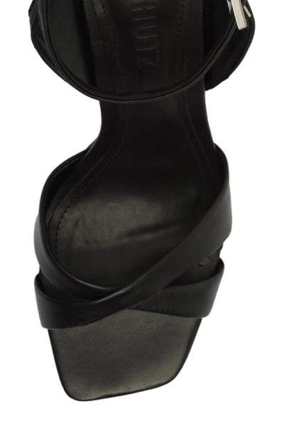 Shop Schutz Jill Wedge Sandal In Black