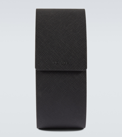 Prada Symbole Rectangular Sunglasses In Black