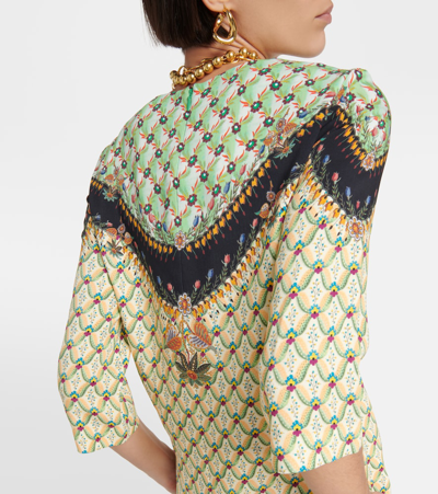 Etro Mix-print Shift Dress In Multicoloured