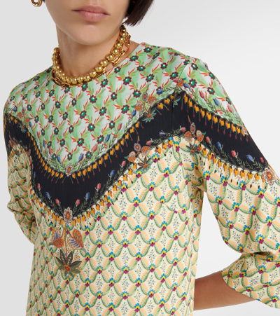 Etro Mix-print Shift Dress In Multicoloured