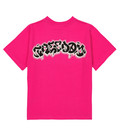 Shop Molo Rodney Cotton Jersey T-shirt In Pink