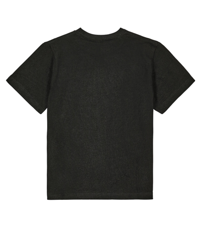 Shop Molo Rodney Printed Cotton T-shirt In Black