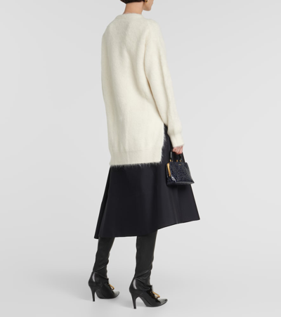 Shop Jil Sander Alpaca And Wool-blend Sweater In White