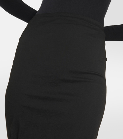 Alaïa Knit Maxi Skirt In Black