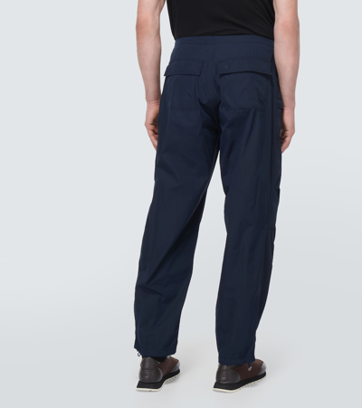 Shop The Row Antico Technical Wide-leg Pants In Blue