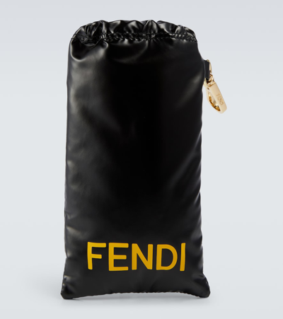 Fendi Ovale Sonnenbrille Ff Around In White