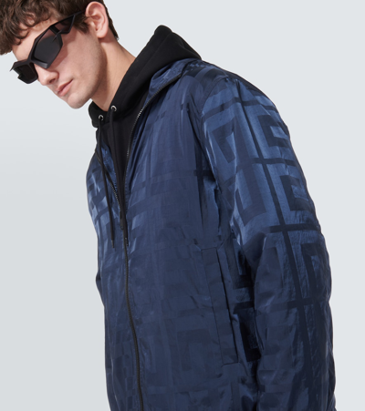 Shop Givenchy 4g Jacket In Blue