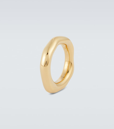 Shop Jil Sander Brass Ring In Gold