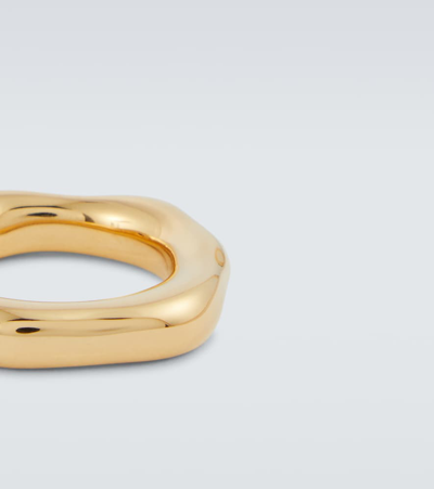 Shop Jil Sander Brass Ring In Gold