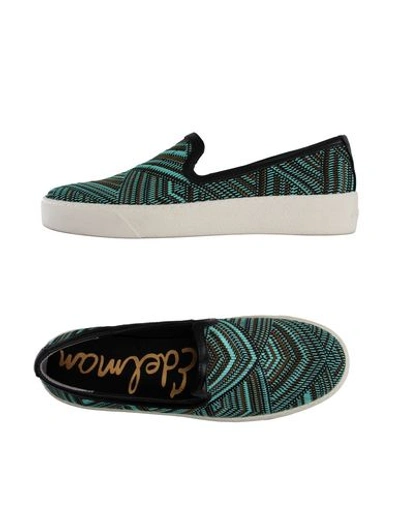 Shop Sam Edelman Low-tops In Turquoise