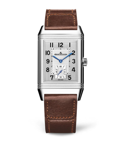 Shop Jaeger-lecoultre Stainless Steel Reverso Watch 27.4mm In Silver