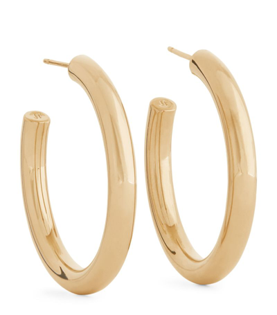 Shop Jennifer Fisher Mini Lilly Hoop Earrings In Gold