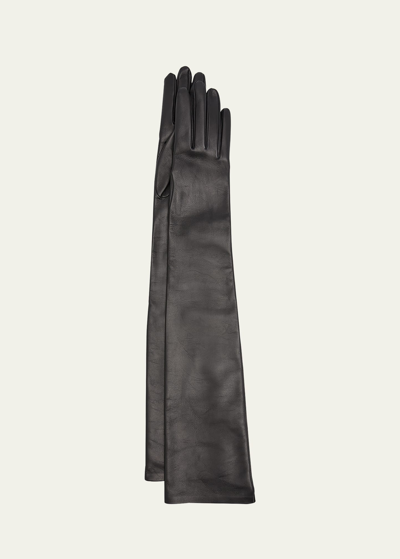 Shop The Row Simon Wool Gloves In Black