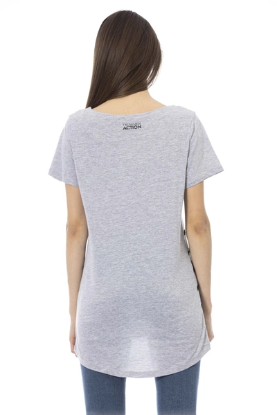 Shop Trussardi Action Gray Cotton Tops &amp; Women's T-shirt