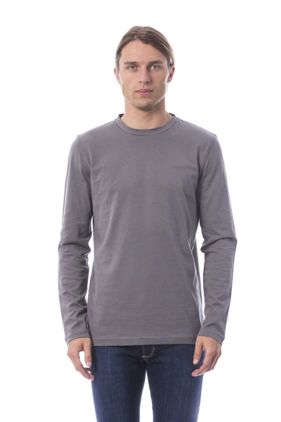 Shop Verri Gray Cotton Men's T-shirt