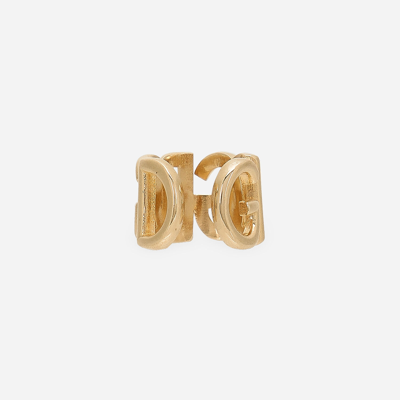 Dolce & Gabbana Logo Polished Earcuff In Gold