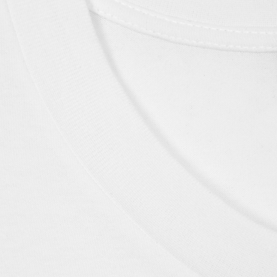 Dolce & Gabbana White Jersey Dg Logo Plate T-shirt In White