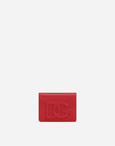 Shop Dolce & Gabbana Dg Logo Continental Wallet In Red