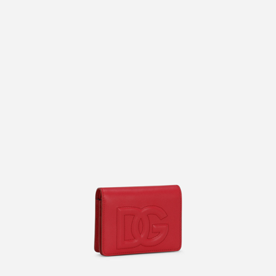 Dolce & Gabbana Dg Logo Continental Wallet In Red
