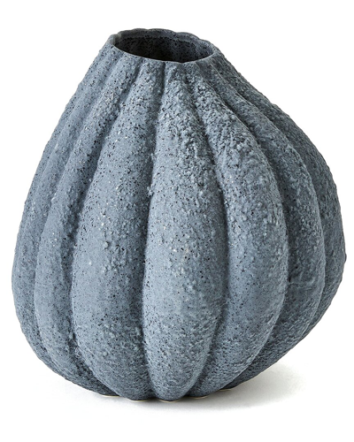 Global Views Small Glow Vase In Black