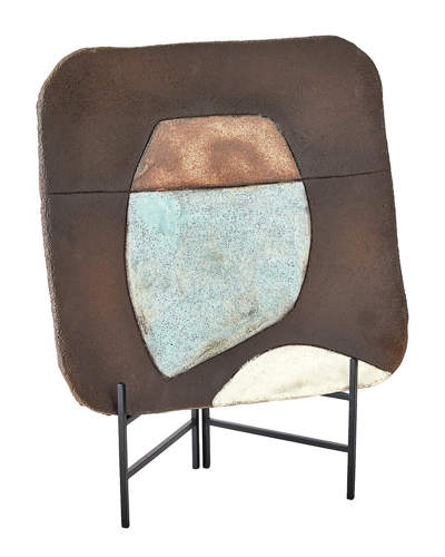 Global Views Retro Platter In White