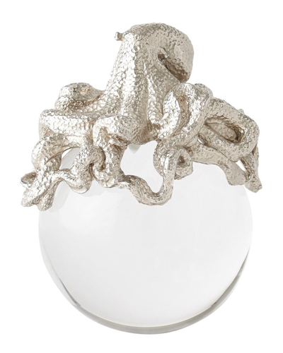 Shop Global Views Decorative Octopus On Orb In Nickel