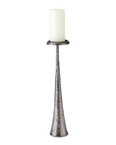 Shop Global Views Medium Beacon Candle Holder In Grey