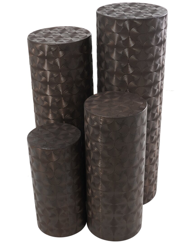 Peyton Lane Set Of 4 Abstract Pedestal Tables