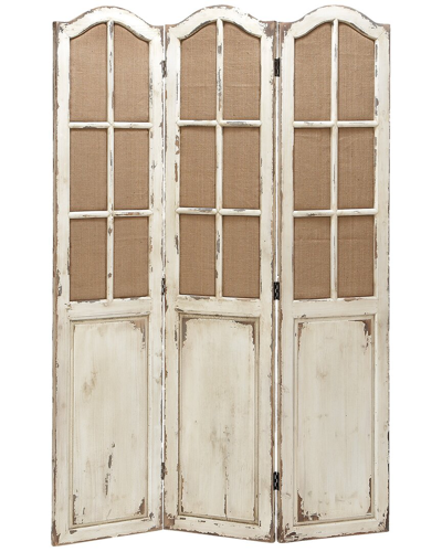 Peyton Lane Farmhouse Solid Room Divider Screen