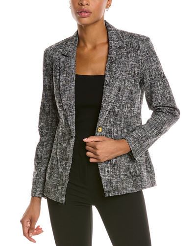 Nanette Lepore Nanette By  Metallic Blazer In Black