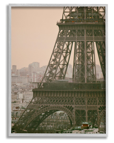 Stupell Eiffel Tower Paris Skyline Framed Giclee Wall Art By Carina Okula